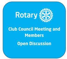 Open Council and Business meeting